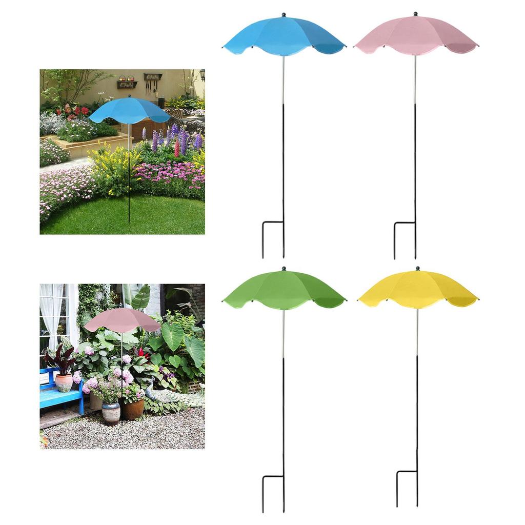 Зонт-навес для растений Многоцелевой Легкая установка Садовый зонт Тень Солнцезащитный козырек для Двора Кашпо Горшок Открытые Садовые грядки