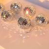 6pcs-Reflective Mirror Ball Glass Disco Ball Laser Ball Cake Decoration Party Decoration Wedding Decoration Christmas