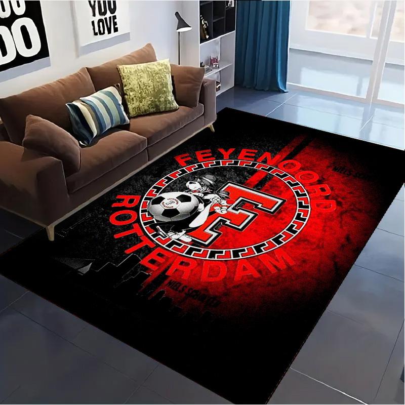 Feyenoord Carpet Rug for Living Room Bedroom Home Sofa Decoration,Kids play Non-slip Floor Mat