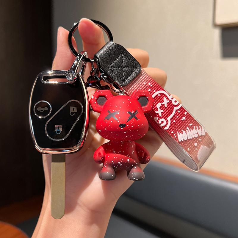 TPU Car Remote Key Case Cover Shell For Honda Accord Civic CRV CR-V Pilot Insight Ridgeline 2 3 Button Protector Holder Fob Bag ahy256