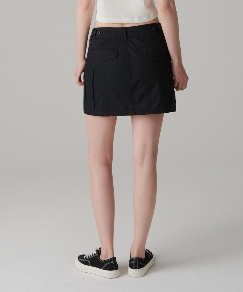 Musinsa Standard Woman Women'S Cargo Mini Skirt [Black]