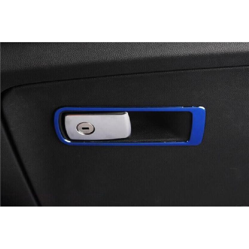 For BMW X3 G01 X4 Trim Blue Titanium Co-Pilot Storage Box 2018- Handle Frame