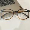 Round Frame Clear Lens Glasses Retro Fashion Decorative Glasses Computer Spectacles For Women Men