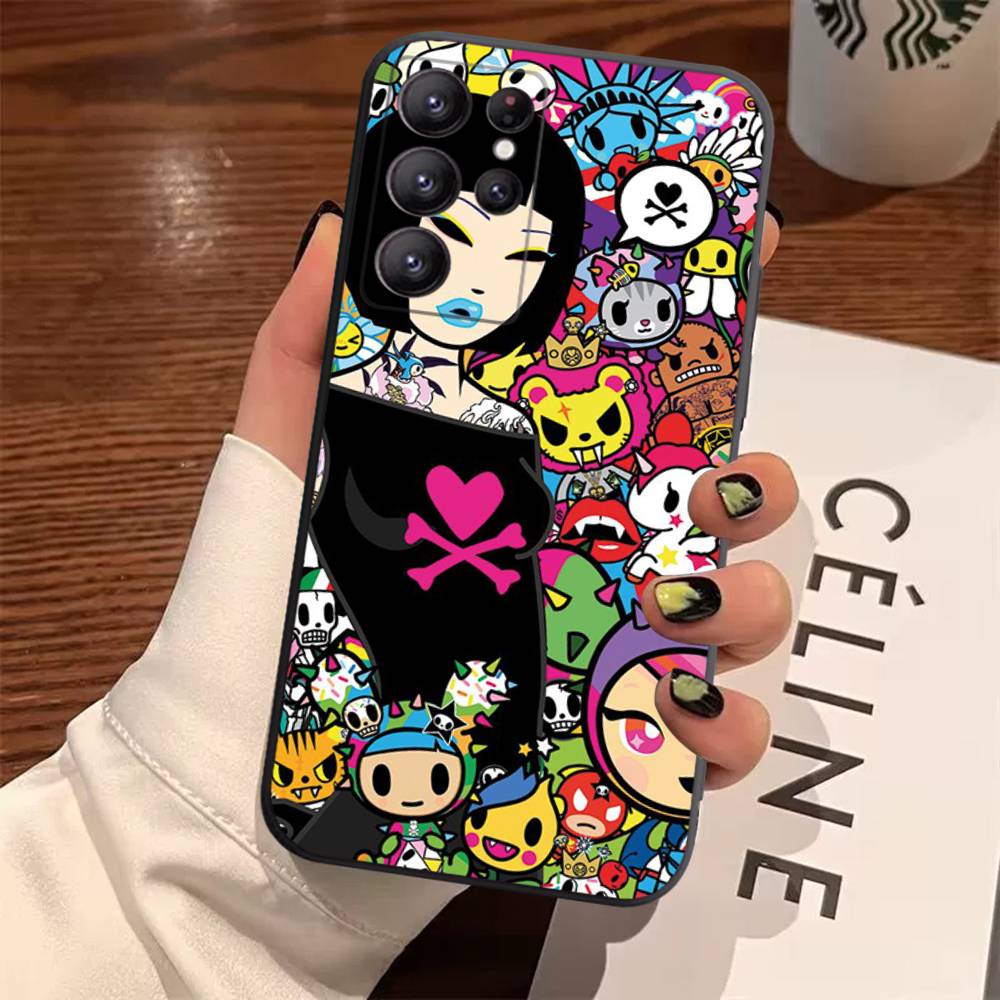 Япония T-Tokidokis Чехол Для Samsung Galaxy Чехол S25 S23 S22 S21 S30 S20 S10 Ultra Plus FE ТПУ Мягкий Чехол
