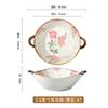 Японская бытовая миска для лапши керамическая для супа салата пасты с ручкой кухонная посуда микроволновая печь духовка форма для выпечки 7,5 дюйма