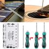 Smilerain Guitar Repair Guitar Maintenance Repair Tools for Guitar and Guitar Bass Maintenance Including Measuring Hex Nut Bridge Storage Bag Included