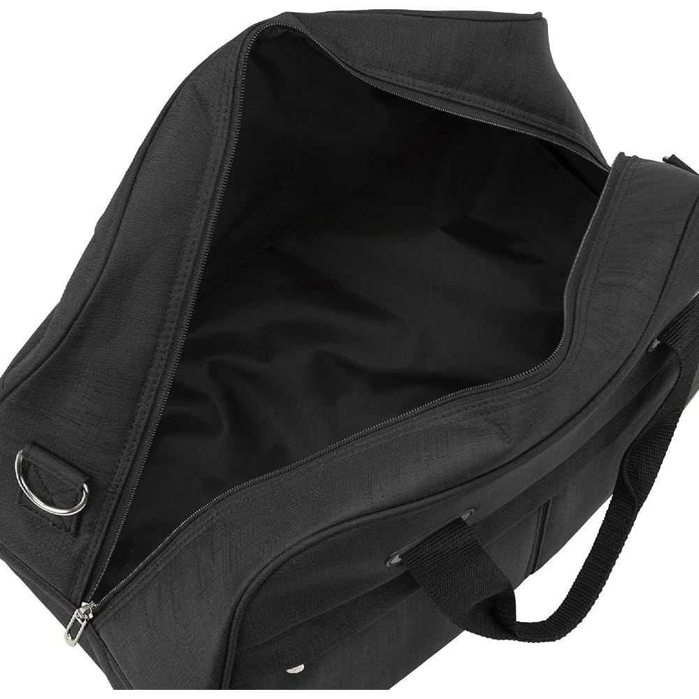 MIZUNO Golf Boston Bag, Round Shape, Unisex, L45 x W23 x H28cm, Black, 5LJB2401