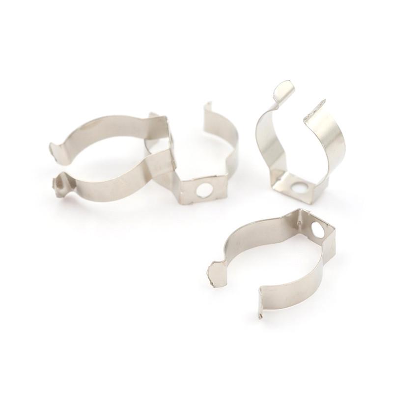 4 шт. держатель T8 люминесцентная лампа кронштейн зажимы патрон серебристый