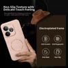 Phone Case For Realme GT Neo6 SE 5G/GT Neo6 5G/GT 6T 5G/GT 6 5G Carbon Fiber Textured Electroplated TPU Back Cover