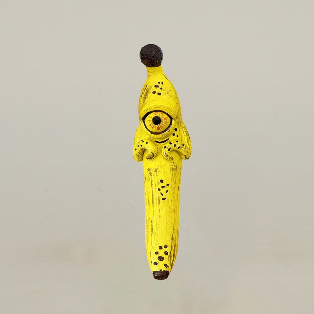 Resin Banana Man Figurine Sensory Toy Cartoon Banana Figure Kids Birthday Gift