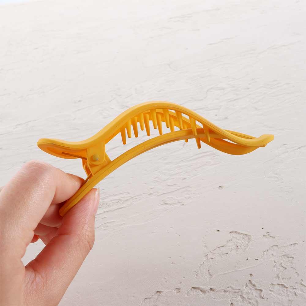 Elegant Large Seamless Candy Color Matte Women Duckbill Clip Plastic Face Wash Hairpin Hair Claw