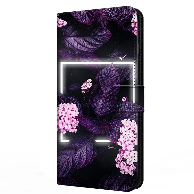 Leather Wallet Cover For Xiaomi 17 pro max Flip Stand Book Magnetic Case For Xiaomi17 Flowers Anime Cartoon Funda Phone Bumper
