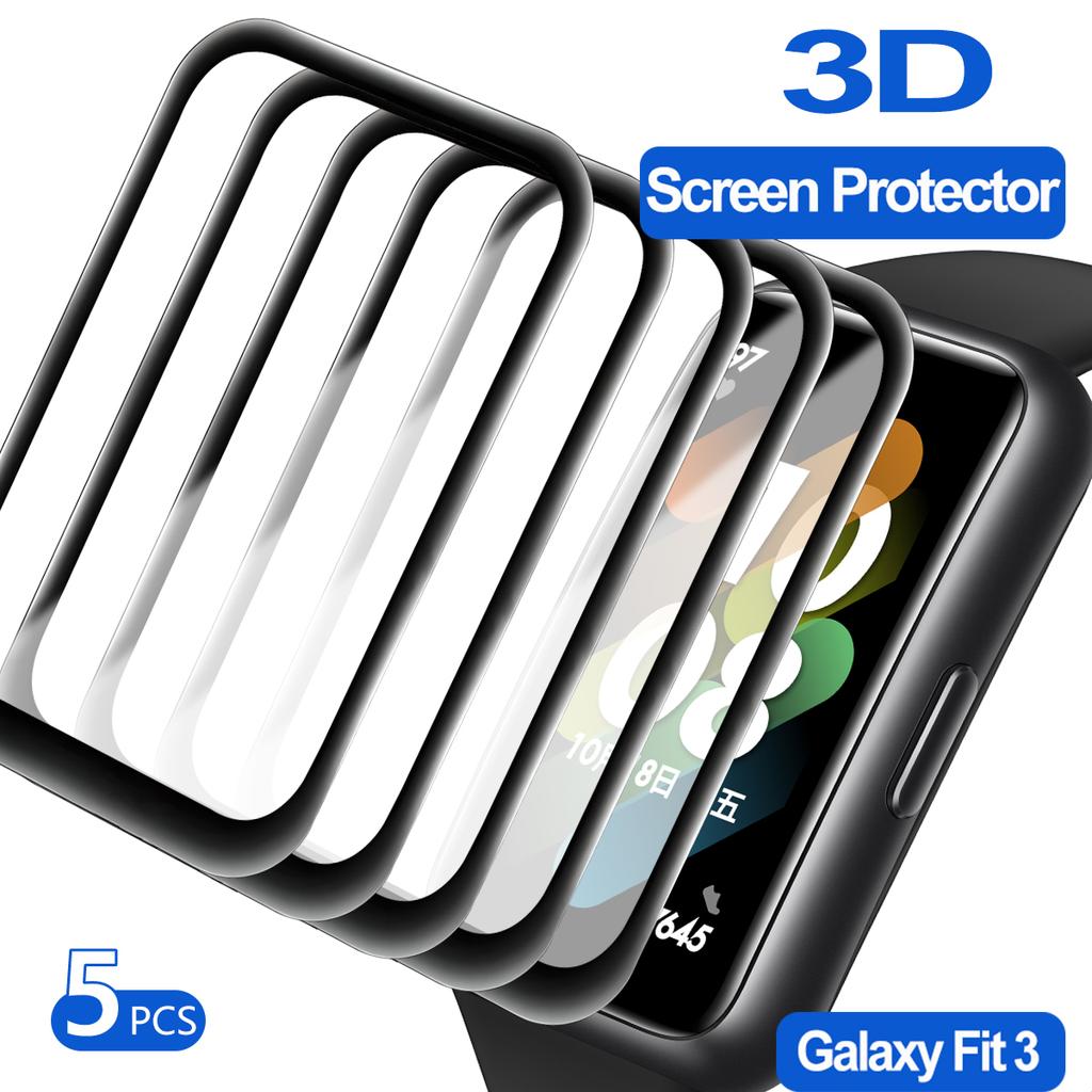 5D Защитная пленка для Samsung Galaxy Fit 3 Защитное стекло для экрана Защита от царапин для умных часов Galaxy Fit3 (Не стекло)