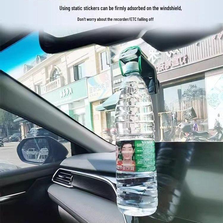 Прозрачная статическая наклейка на автомобиль для видеорегистратора и техосмотра