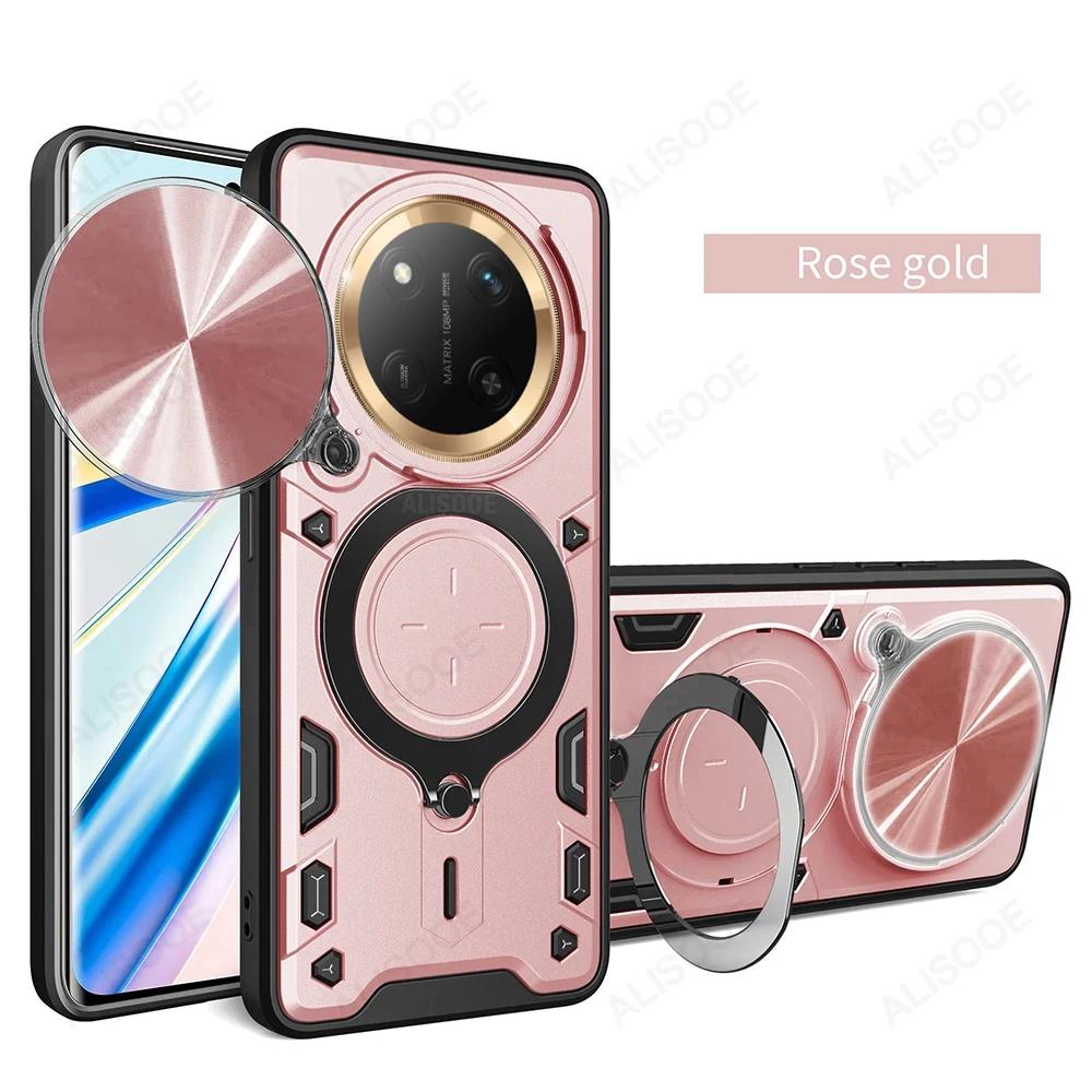 Armor Funda для Honor X9C 5G Чехол Сдвижная камера Кольцо-подставка Защитная крышка для Honor X60 Pro Противоударная Capa