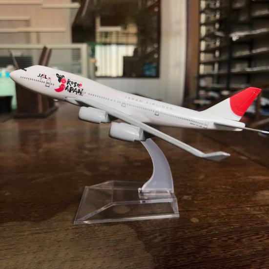 16 СМ 1:400 B747, модель самолета, игрушка с пластиковой устойчивой основой, реалистичный сплав, литой под давлением орнамент самолета, детский самолет для мальчиков, энтузиасты, коллекционный подарок