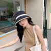1Pc Outdoor Uv Protection Sun Hat Summer Women'S Bucket Foldable Basin Sunscreen Cap Hollow Stitching Panama Hats Fisherman