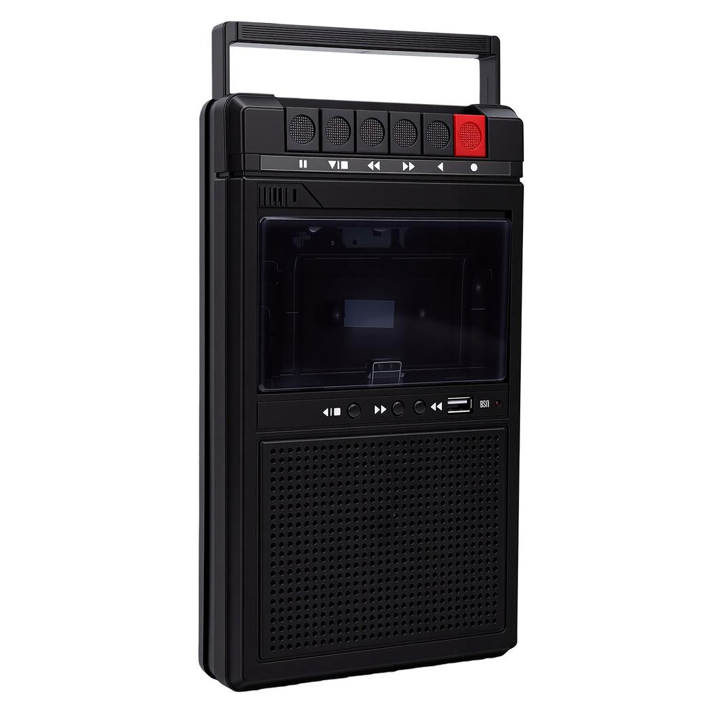 Портативный кассетный магнитофон-плеер с USB и FM-радио, конвертер кассет в MP3 для дома, улицы, путешествий