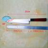 8.3 Inch Chef Knife 3-layers Clad Steel DC53 Blade Wood & Ox Horn Handle Sharp Slicing Cleaver Handmade Forged Kitchen Knives