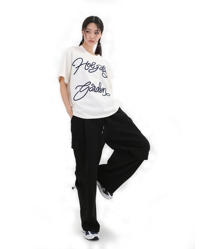 UNLC Wide Cargo String Pocket Pants Black