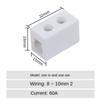 High-temperature Resistant Screw Wire Connector Terminals 1 In 1 Out Ceramic Terminal Post