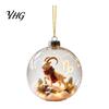 Holiday Decor for Christmas Trees Zodiac Ornament, Twelve Sign Hanging Decoration, 2D Acrylic Thoughtful Gifts Horoscope Pendant Xmas Tree,