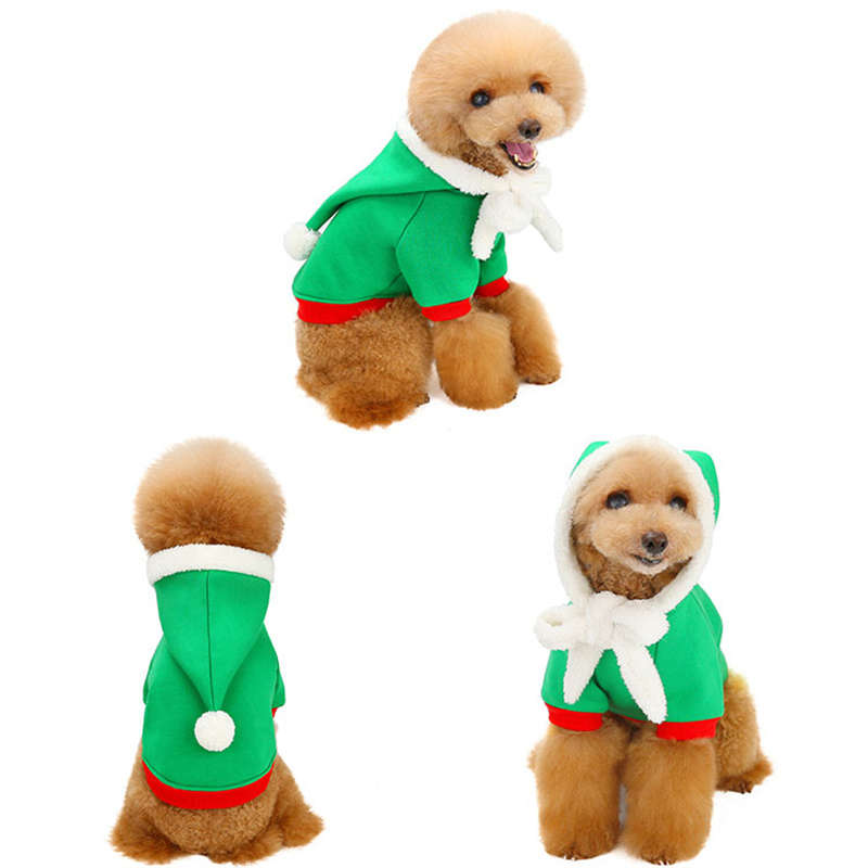 Костюм для питомца на Рождество для собак Одежда для питомцев на Рождество для домашних животных Накидка для собак Халат Товары для питомцев и одежда для собак
