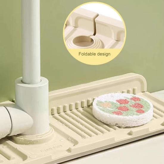 Кухонная раковина, брызговик, силиконовый смеситель, коврик для сушки, губка, держатель для мыла, ванная комната