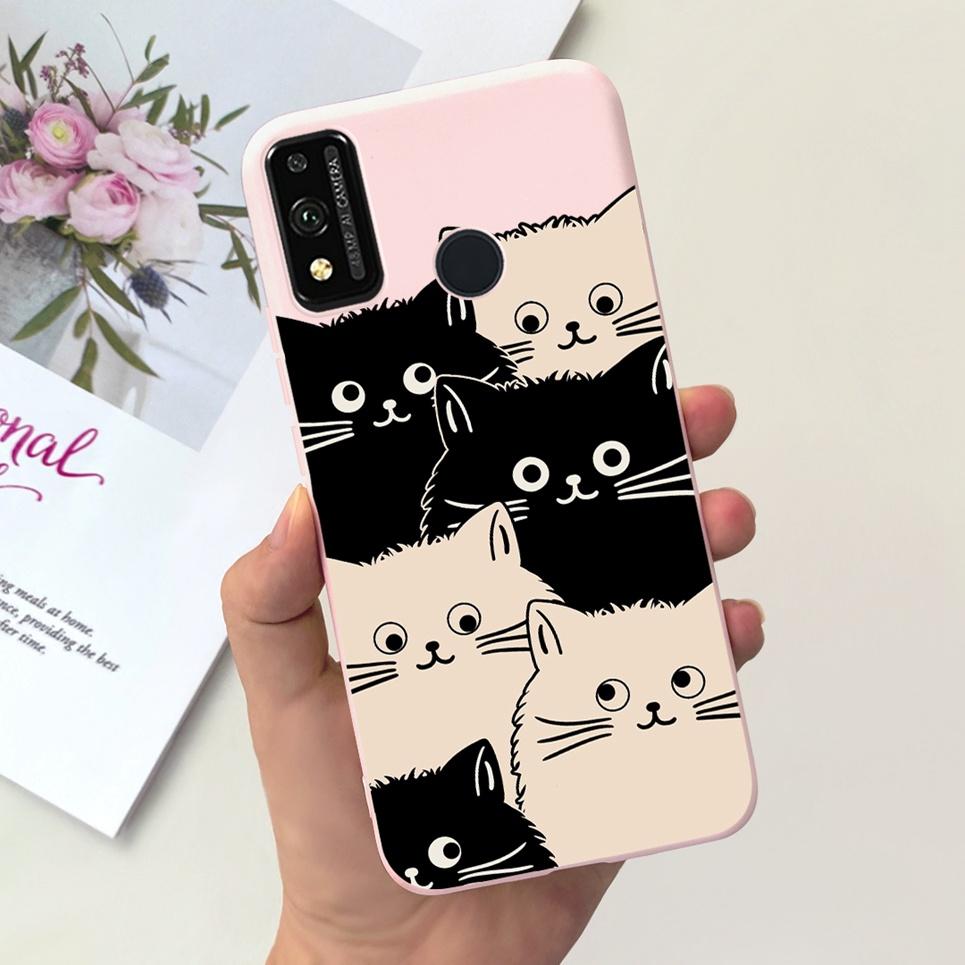 Мягкие силиконовые чехлы для Huawei Honor 9X lite Чехол JSN-L21 JSN-L22 JSN-L23 Coque Fundas Роскошный дизайн с узором Мягкий силиконовый чехол