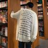 Американский уличный свитер с пауком мужской осенне-зимний новый свободный высококачественный нишевый дизайн вязаный свитер из норки велюра