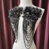 Luxury Nail Bead Tassel Decoration Gorgeous Design Sewing Accessories  Evening Gown