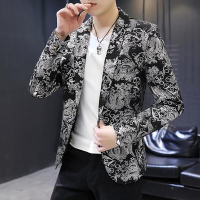 Мужской Slim Fit Блейзер Куртка Мужской Блейзер Свадебная Вечеринка Пиджак Пальто