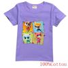 Game Super Cat Costume Kids SuperKitties T Shirt Baby Girls Summer Clothes Toddler Boys Cotton Tshirt Children Short Sleeve Tops