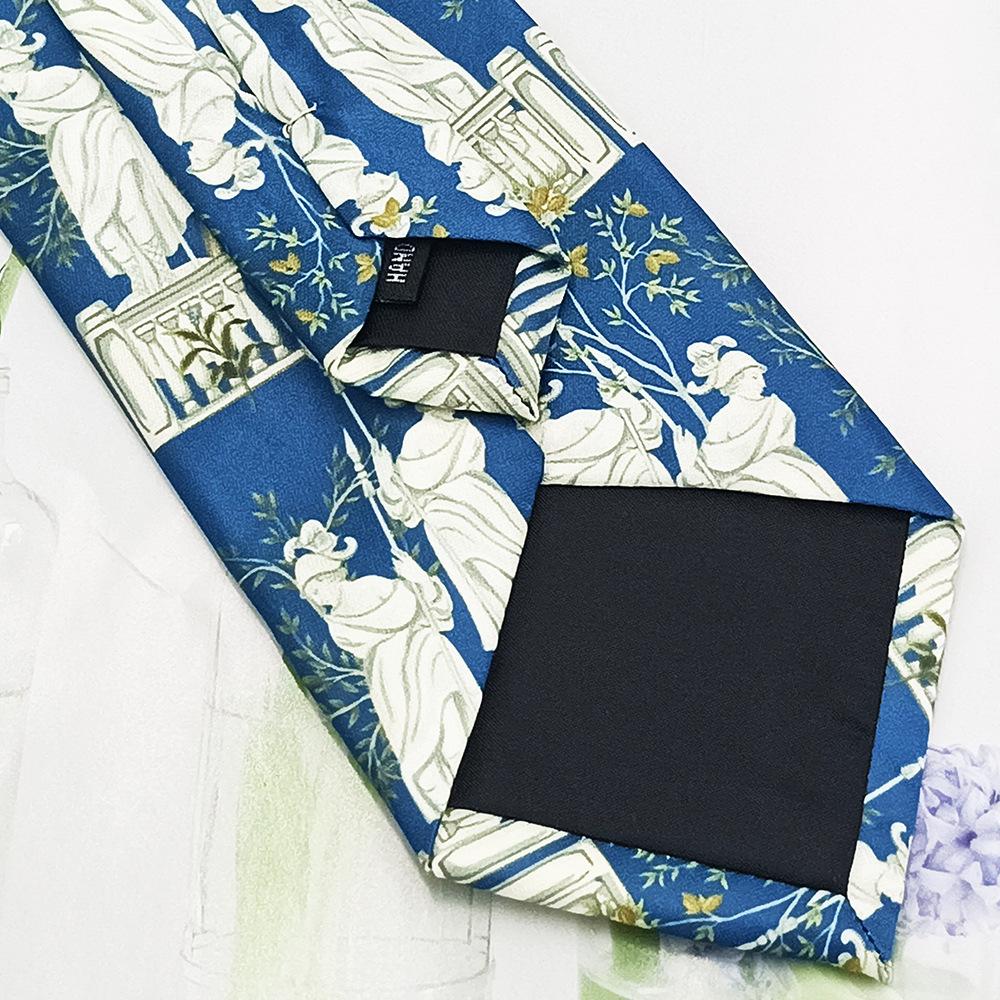 Британская цифровая печать ретро галстук, полиэстер ручной работы цветок мужской костюм аксессуары 8 см
