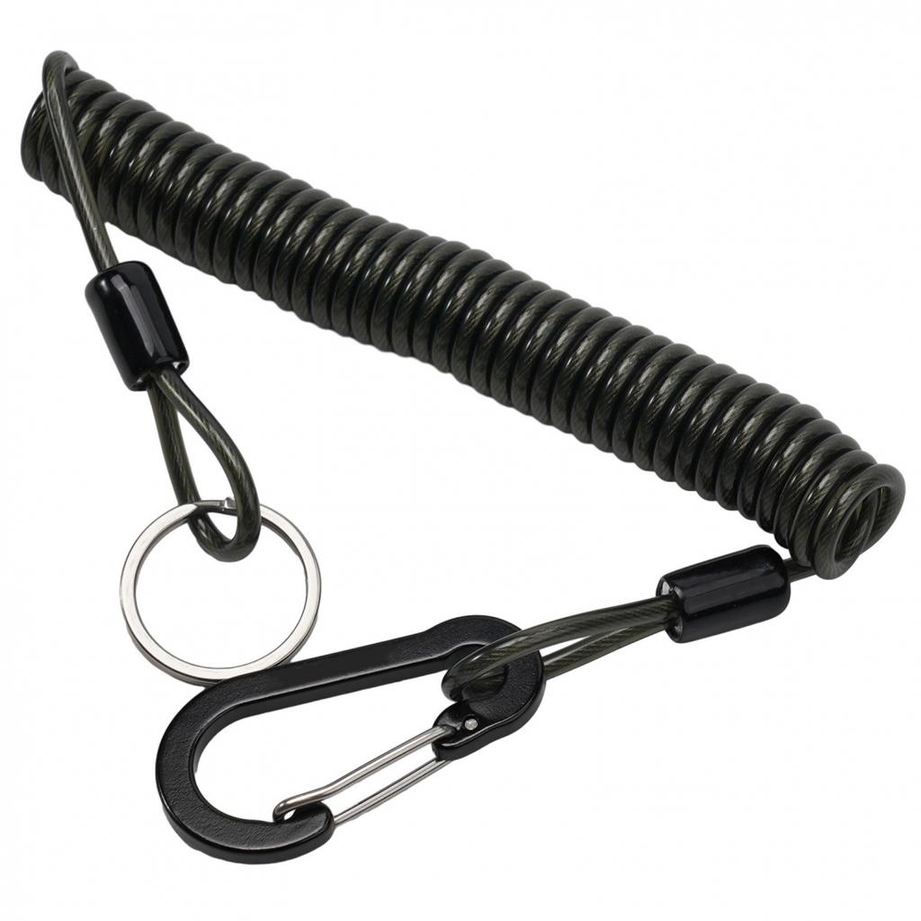 Wire Spring Rope Anti-lost Equipment Stainless Steel + Plastic