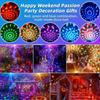 LED Disco Ball Stage Disco Light Rotating Lantern DJ Strobe With Remote Control RGB Christmas Gift Party Club Decoration