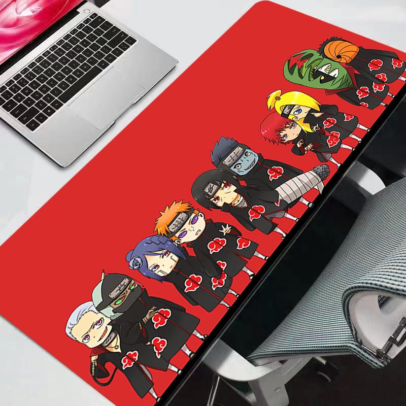 Mouse pad Naruto Computer Laptop Anime Keyboard Mouse Mat Large Mousepad Keyboards Gamers Decoracion Desk Mat durable anime