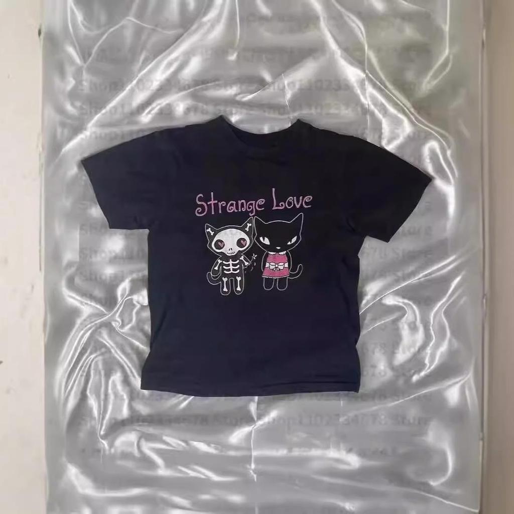 Винтажная футболка Y2K Retro Spicy Girl Harajuku Cannibal Corpse японская