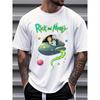 Европейские размеры Мужская футболка Rick and Morty Рик и Морти с принтом Рика, Летняя рубашка с коротким рукавом Perry Maze & Iconic - Повседневная свободного кроя
