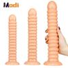 Винтовая резьба дилдо присоска мягкий член для женщин эротические анальные секс-игрушки клитор вагинальные мастурбаторы пенис