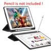 Case For iPad Pro 12.9 with Pencil Holder 2017 2015 Premium PU Leather TPU Soft Cover for iPad Pro 12.9 2020 Case+film