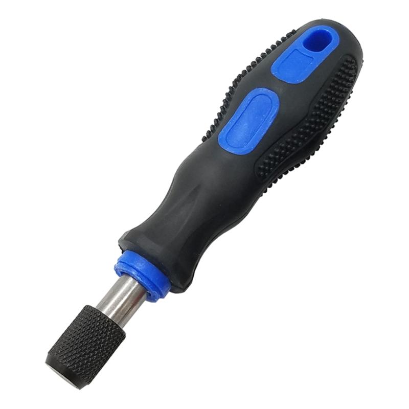 Compact Screwdriver Bit Metal & Plastic Self Screwdriver Holding Tool PP Handle 1/4"/6.35mm Quick Release Handle Tool