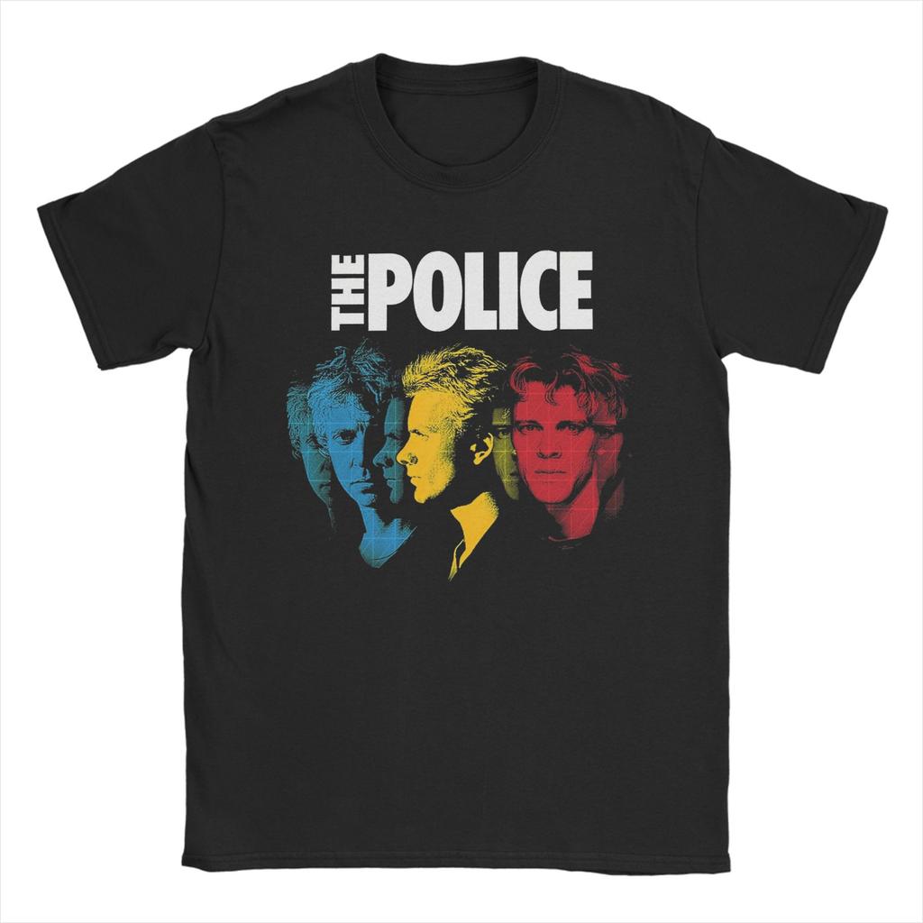 Men Synchronicity The Police T Shirt Cotton Clothes Awesome Short Sleeve Round Neck Tees Birthday Present TShirts
