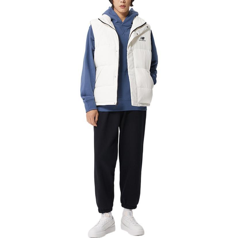 New Balance Plain Athletic Vest Asia Sizing 'White' Men's AMV23347-CIC