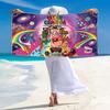 Uncle Grandpa Print Beach Towel, Large Soft Quick Dry Towel for Beach Camping Swimming
