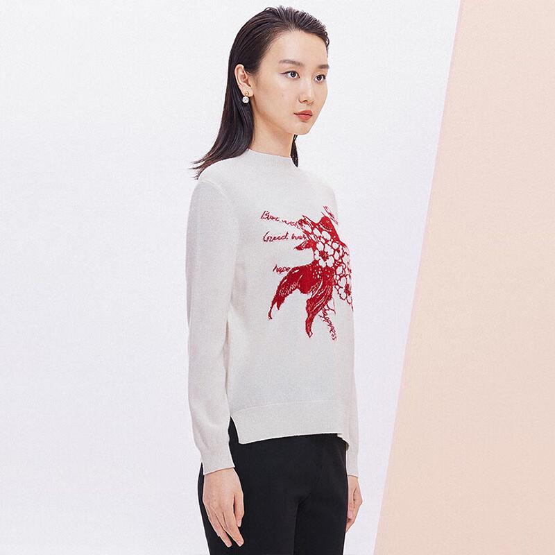 JESSIE Women's Designed Blended Knit Top