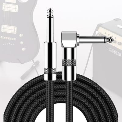 3м Экранированный гитарный кабель с разъемом S-L, Басовый экран, Сверхпрочный нейлон, Устойчивый к разрыву, для инструментов, бас-гитар, клавишных, усилителей и барабанов