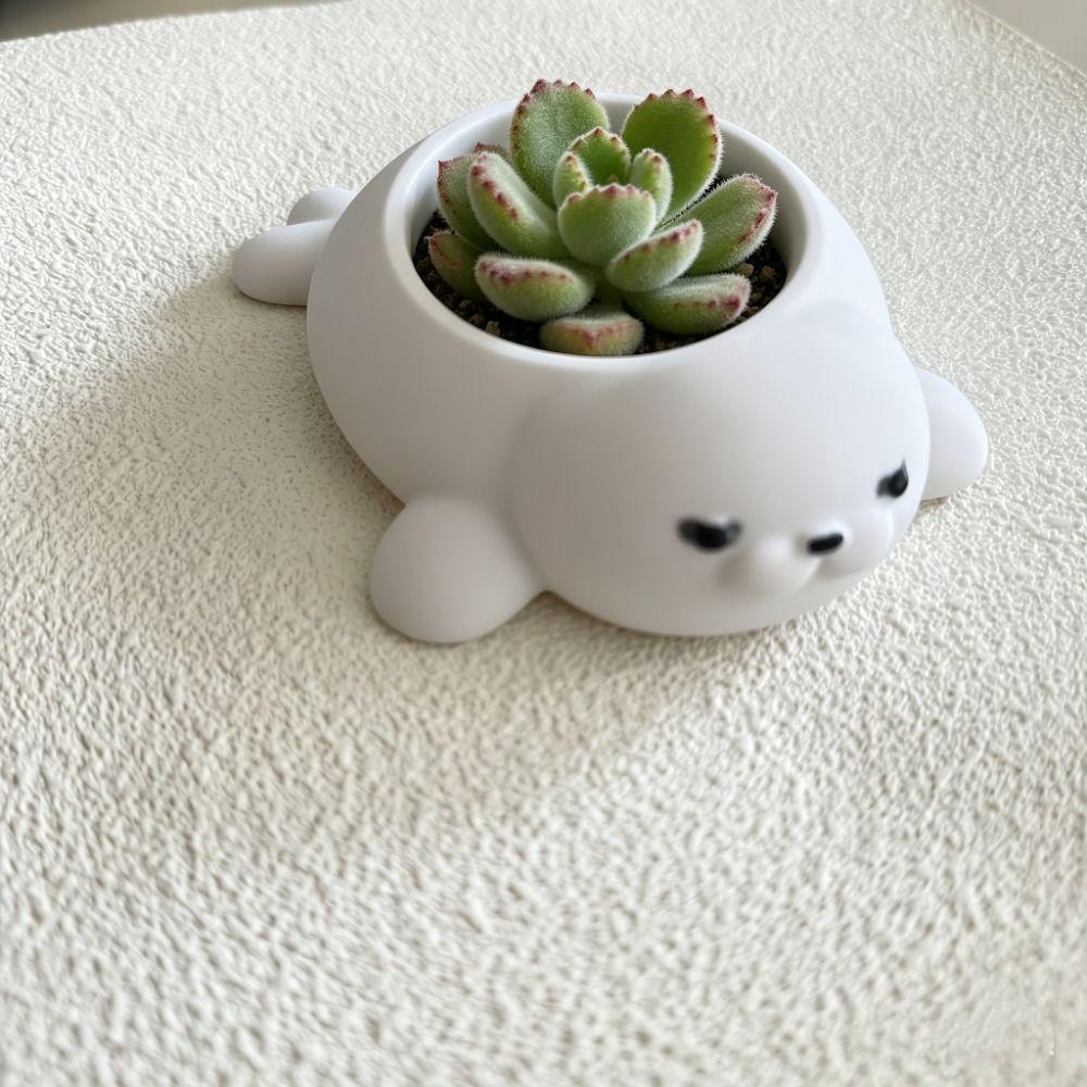 Home Decor Seal Flowerpot Storage Box Desktop Ornaments Potted Plant Containers Indoor