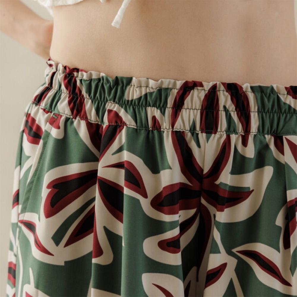 L Affair Summer Pants 5 Part Green Lwkeakp0187 Gp