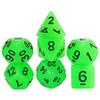 Glow In The Dark DND Dice, 7pcs Luminous Polyhedral Dice Set, Glowing D&D Dice for DND, RPG, Table Games